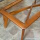 Wood and glass coffee table