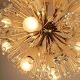 Chandelier autrichien du milieu du siècle emil stejnar pissenlit lumière spoutnik rupert nikoll 1950s