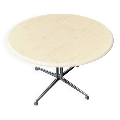 Table basse/table d'appoint La Fonda, en marbre, par Charles et Ray Eames pour Herman Miller, Allemagne, années 1970.
