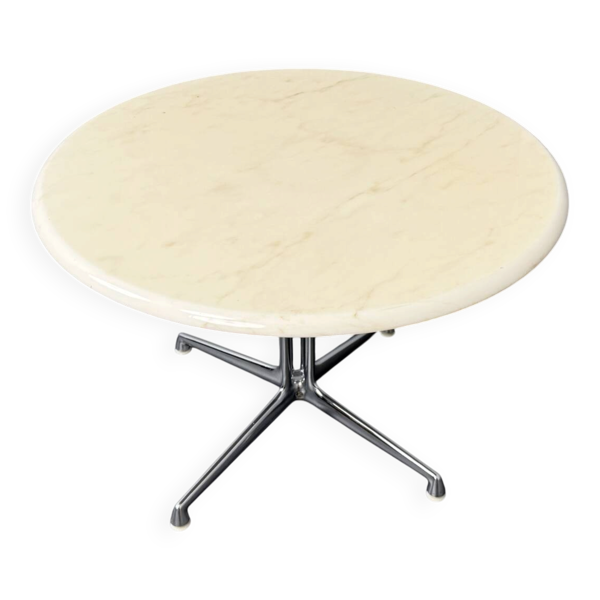 Table basse/table d'appoint La Fonda, en marbre, par Charles et Ray Eames pour Herman Miller, Allemagne, années 1970.