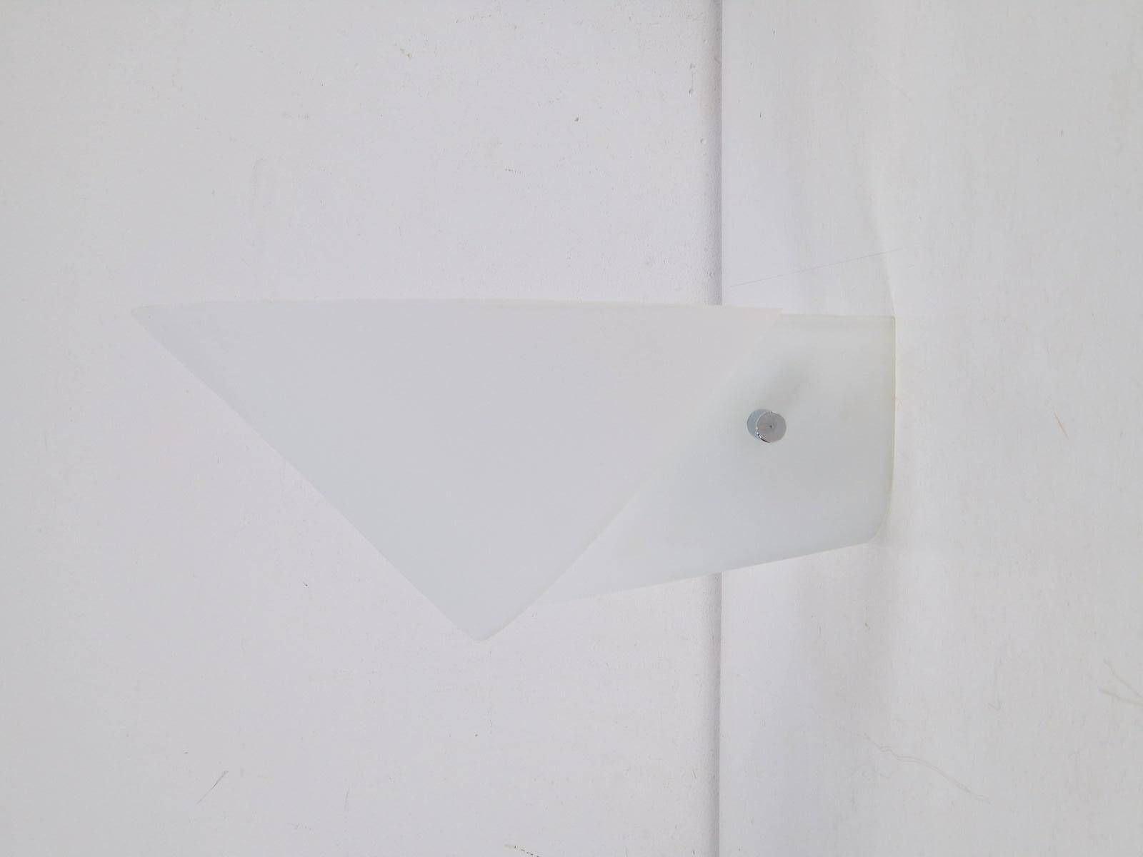 Vintage Glass Pinna Wall Lamp by Federico Codato for Murano Due, Italy, 1990s
