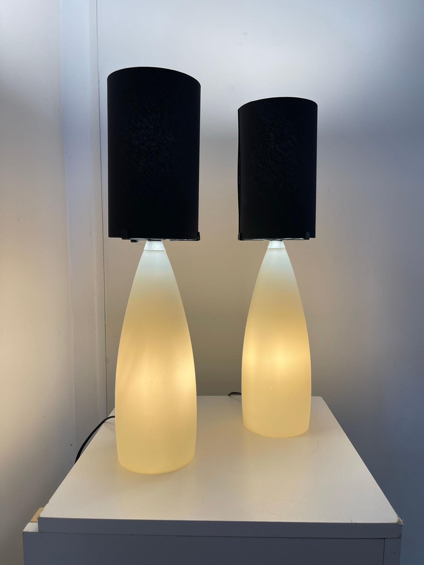 Pair of 1980s lamps