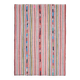 1970s Vintage Turkish Oushak Handmade Wool Cotton Pink Area Rug 157x219