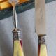 Antique dessert cutlery set