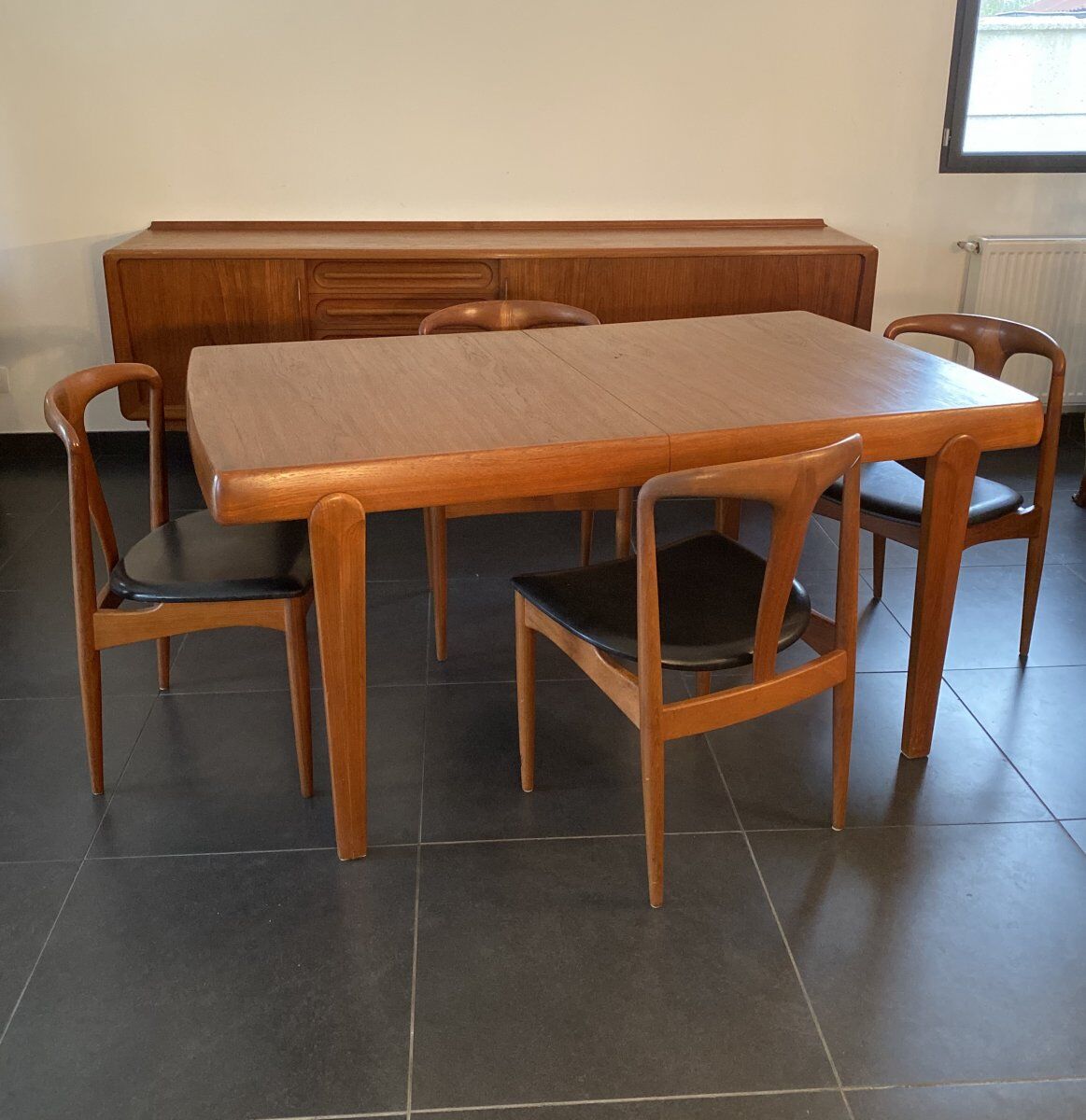 Vamo Sanderborg teak table, Arne Vodder 1960