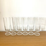 Service de flûtes à champagne luminarc cavalier transparent