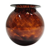 Christian Dior tortoiseshell blown vase 70-80