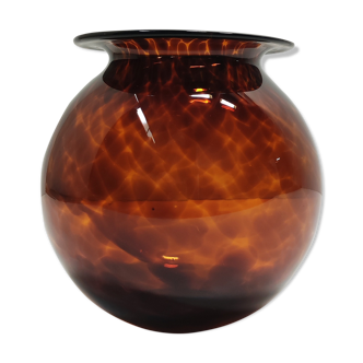 Christian Dior tortoiseshell blown vase 70-80