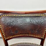 Secession office chair no. 715F by Gustav Siegel for J&J Kohn