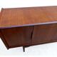 Scandinavian row in vintage teak design 50s/60s