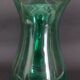 20th century green glass pitcher