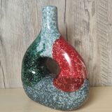 Tricolor handmade vase