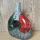 Vase artisanal tricolore