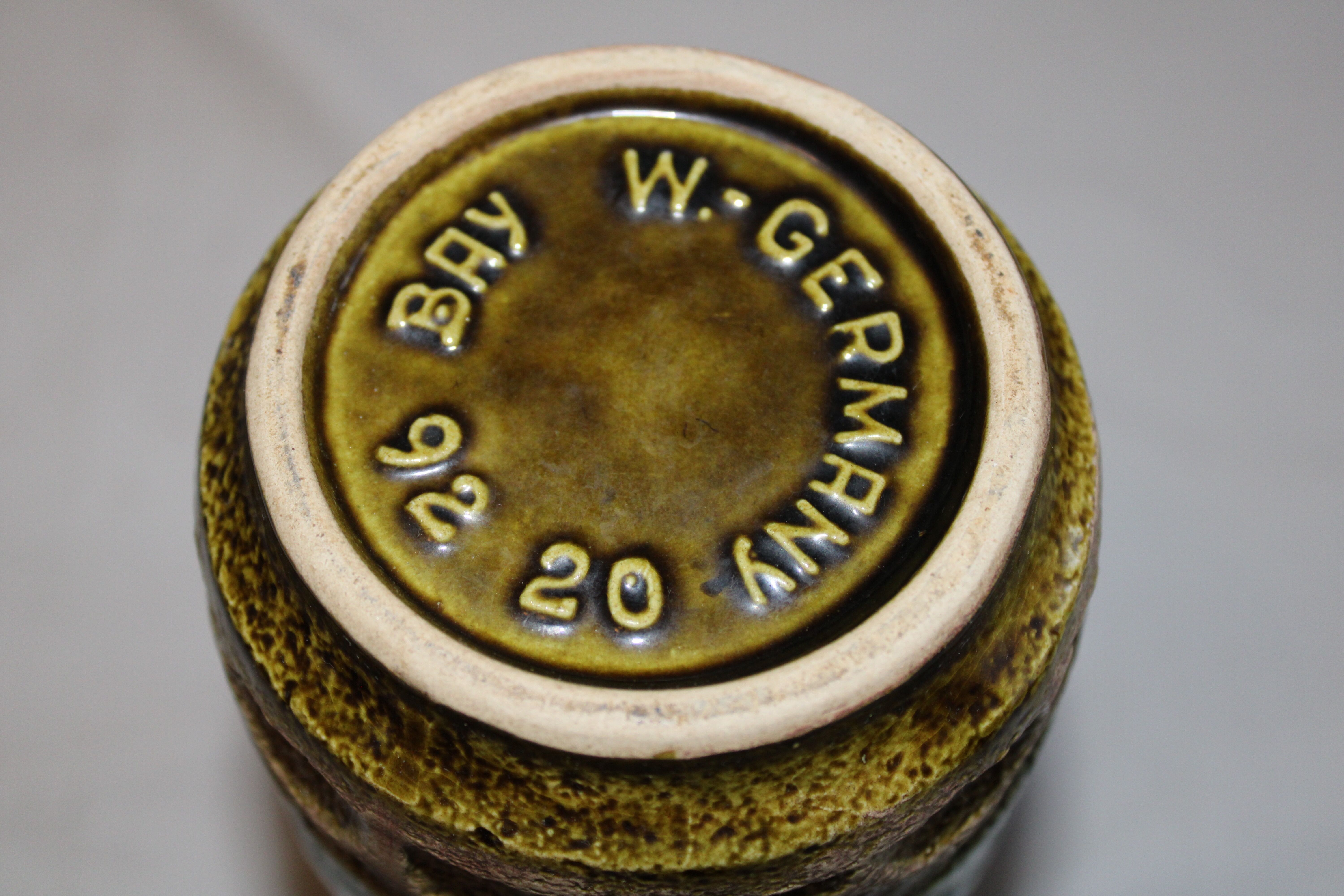 Bay W-germany Vase No. 92 20 vintage