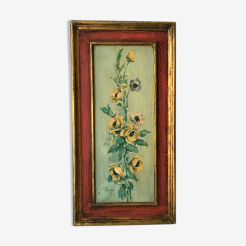 Tableau decoratif fleurs