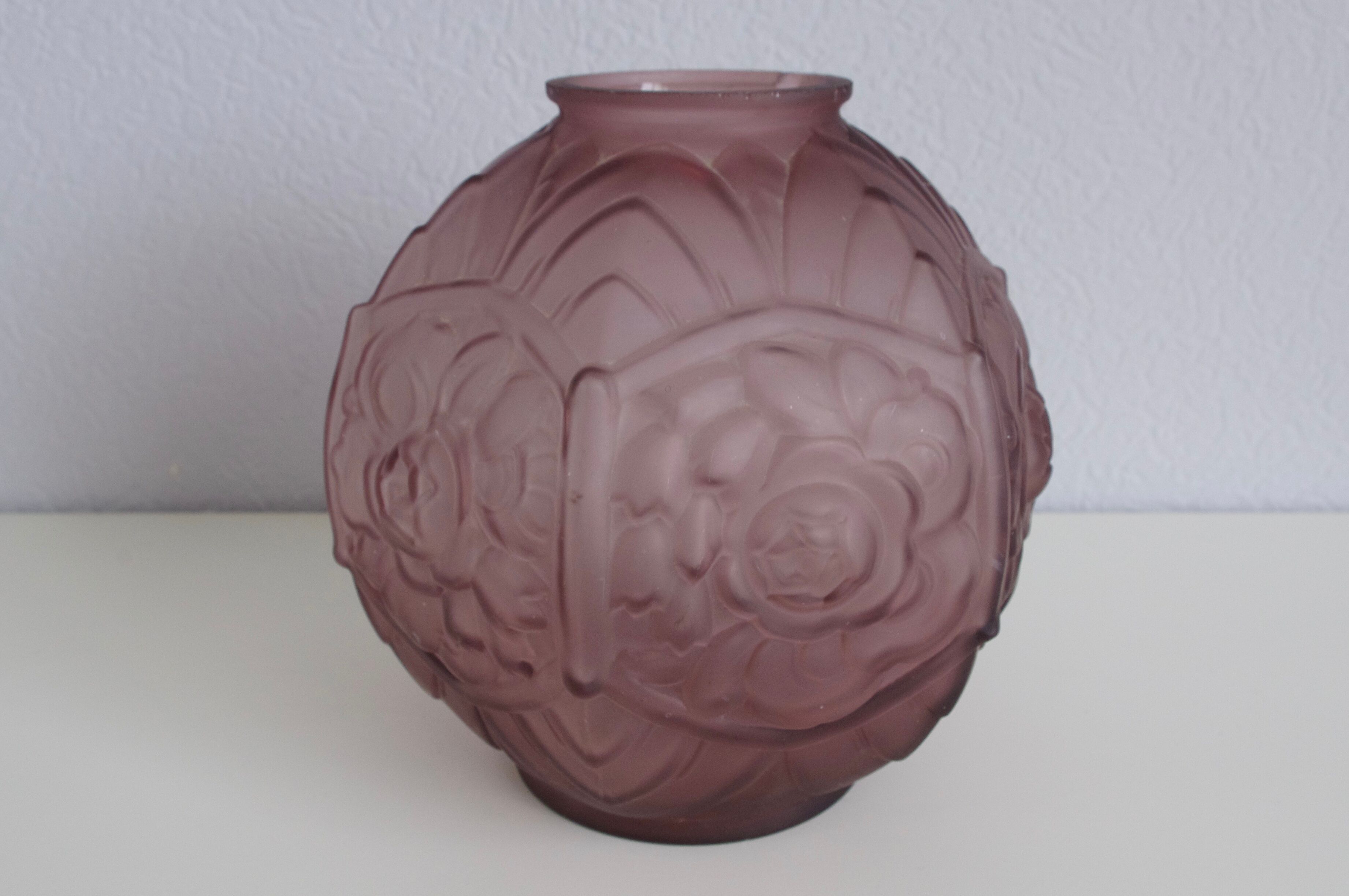 Art Deco ball vase