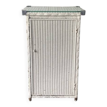 Armoire / table de chevet Lloyd Loom