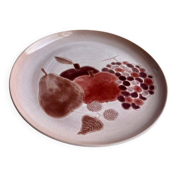 Ceramic Plate by Jean & Robert Cloutier – Still Life, 1960