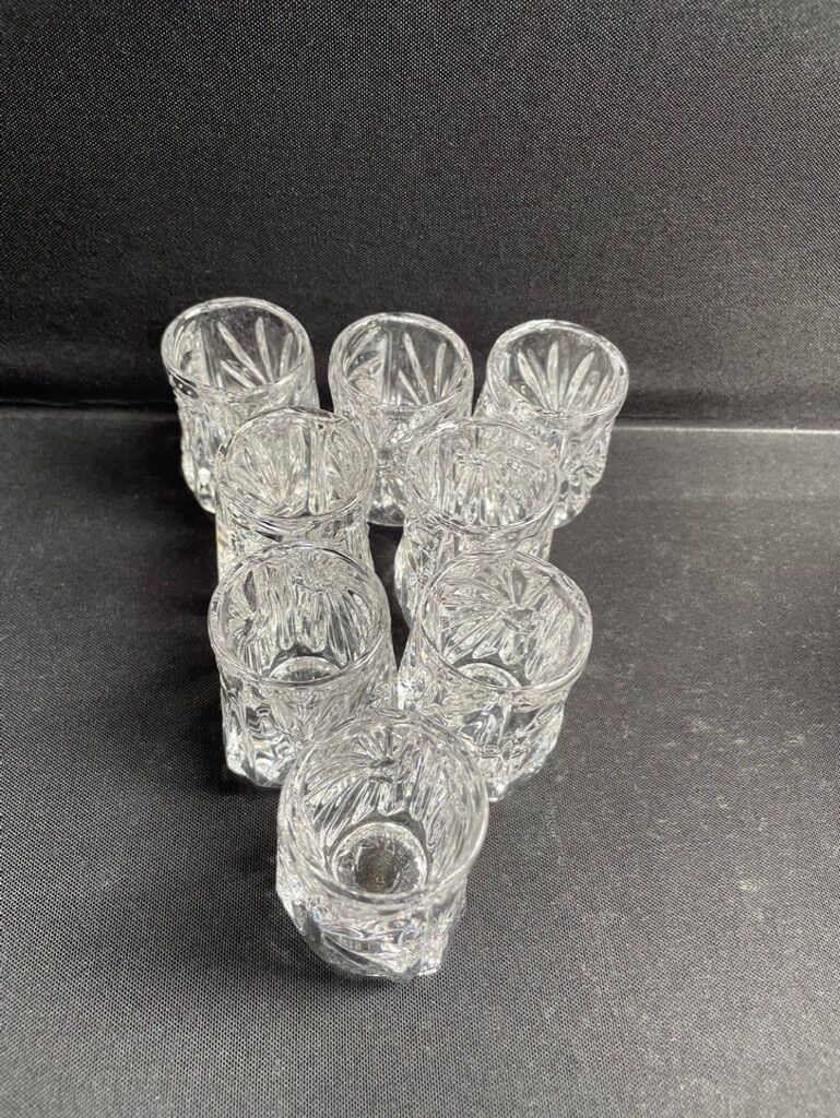 Service à liqueur en cristal de Bavière – Milieu XXème