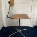 Stella vintage workshop chair swivel adjustable in height