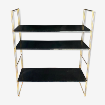 Vintage metal string shelves