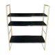 Vintage metal string shelves