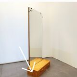 Miroir avec étagère