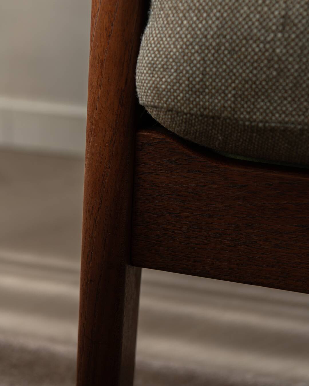 Vintage Senator Two-Seater Sofa by Ole Wanscher for Cado Danish Teak 1960s