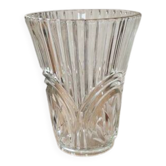 Vintage crystal vase from Arques - Height 30 cm