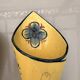 Old pair of ceramic faience bouquets henriot quimper yellow