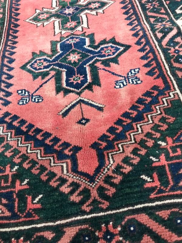 Nice Turkish vintage Konya carpet handmade 115 X 200 CM