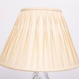 Daum France Crystal Glass table lamp 1965