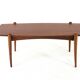 Table basse 'Bilderdijk' - design néerlandais - moderne du milieu du siècle en teck