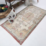 3x6 Shades Of Beige Turkish Rug, 204x106Cm