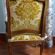 Counterpart of Louis XV period armchairs called "A la Reine"