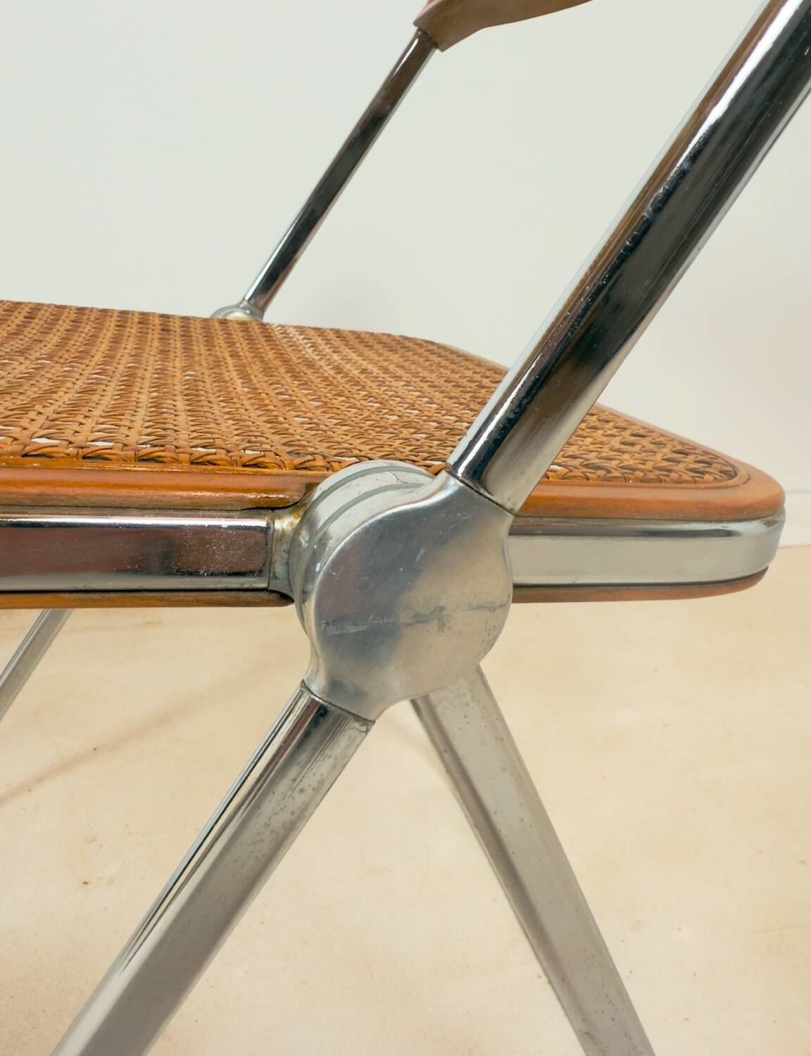 Ensemble de 5 chaises « Plia » par Giancarlo Piretti pour Castelli