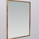 Miroir cadre octogonal années 1970