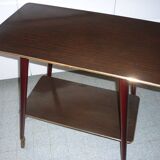 Table à roulettes en formica 1960