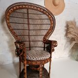 Emmanuelle rattan armchair Kok Maison 1970