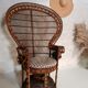 Fauteuil Emmanuelle rotin Kok Maison 1970