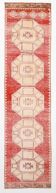 Turkish Classic Oriental Style Red Vintage Runner Rug, 87x379Cm