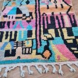 Tapis berbère en laine fait main 150 x 100 cm
