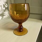 Large vintage bubble glass