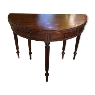Louis XV-style half moon table