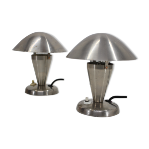 Paire de lampes bauhaus