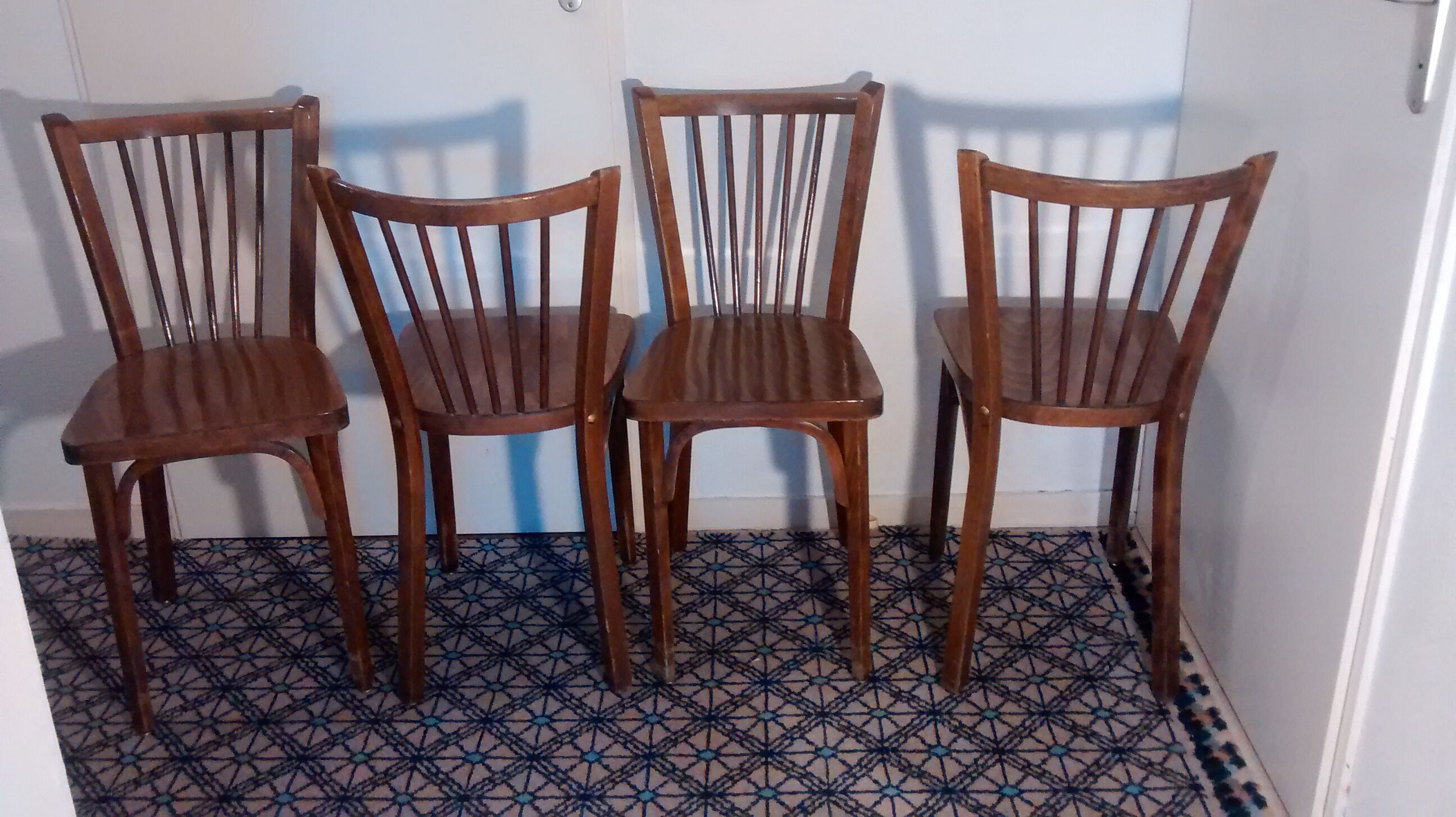 Set of four chairs Bistro Baumann