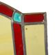 Large Colorful Stained-Glass Medallion