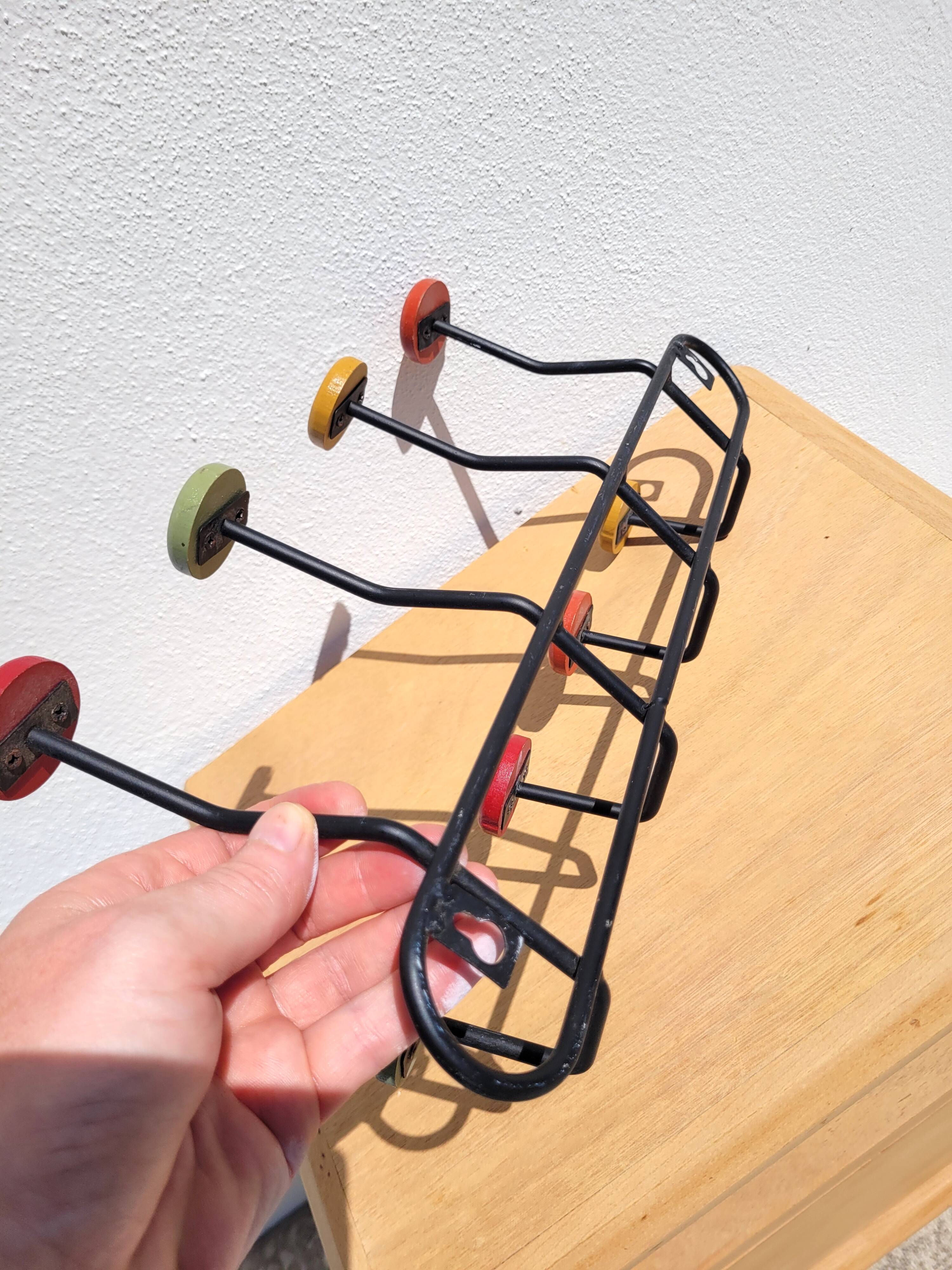 Vintage style wall coat rack