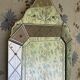 Venetian mirror with pareclose 19th / 20th century Height 80 cm