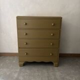 Patinated chest of drawers